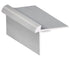 M-D PRO - Nez de marche en aluminium avec coin extérieur carré pour LVT/LVP, #SCA Satin Clear Anodized 5/32" x 13/64" x 12'