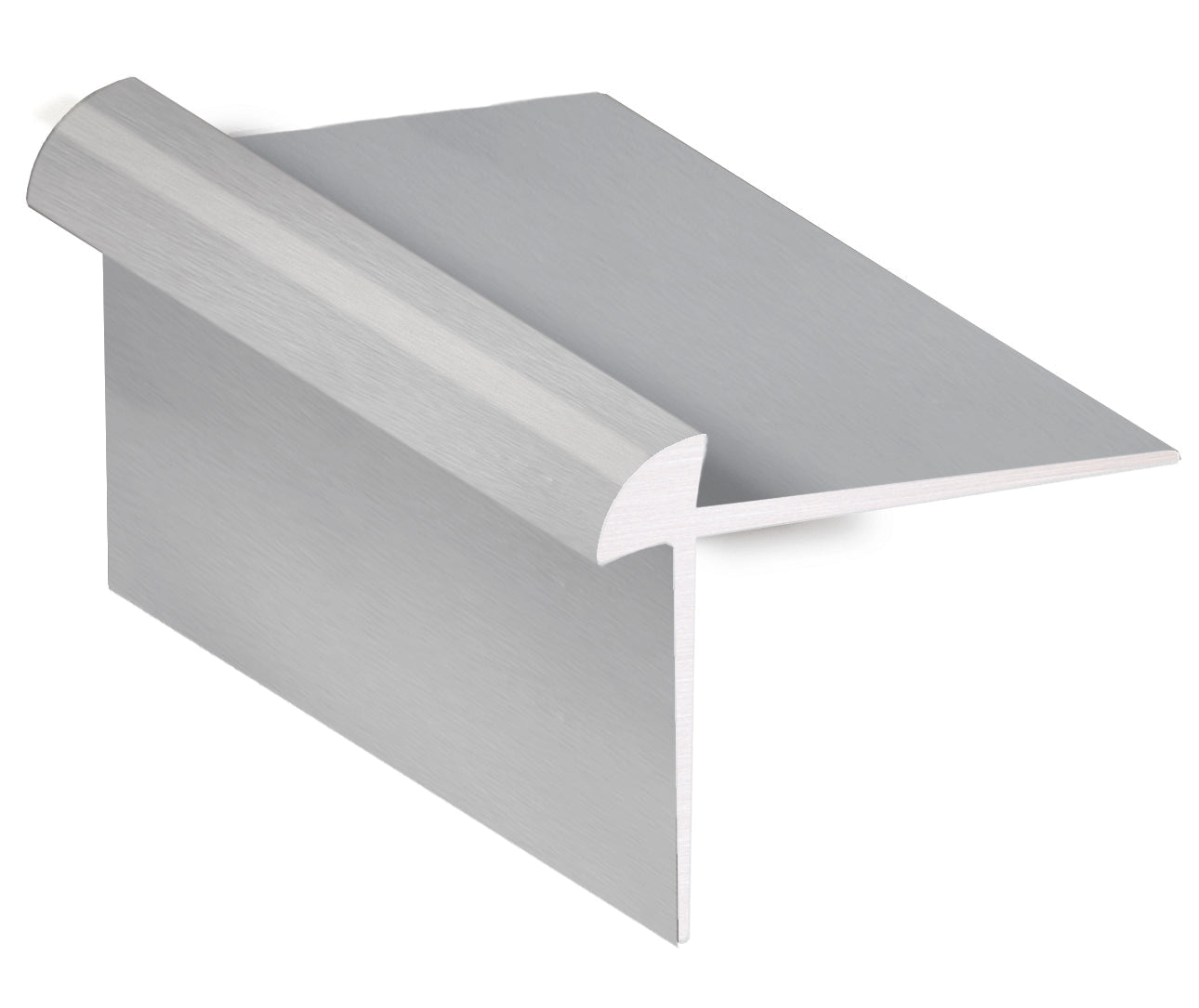 M-D PRO - Nez de marche en aluminium avec coin extérieur carré pour LVT/LVP, #SCA Satin Clear Anodized 5/64" x 1/8" x 12'
