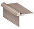 M-D PRO - Nez de marche en aluminium avec coin extérieur carré pour LVT/LVP, #STI Satin Titanium 5/64" x 1/8" x 12'
