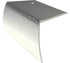 M-D PRO - Nez de marche en aluminium avec tombant, #HTI Hammered Titanium 2" x 12'