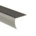 M-D PRO - Nez de marche en aluminium avec tombant Titane martelé 1 1/8" x 12'