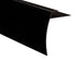 M-D PRO - Nez de marche pour vinyle en aluminium enduit de poudre noir mat - 1/4" x 1-7/8" (47.5 mm) x 1-5/8" x 12'