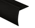 M-D PRO - Nez de marche pour vinyle en aluminium enduit de poudre noir mat - 1/8" x 1-7/8" (47.5 mm) x 1-5/8" x 12'