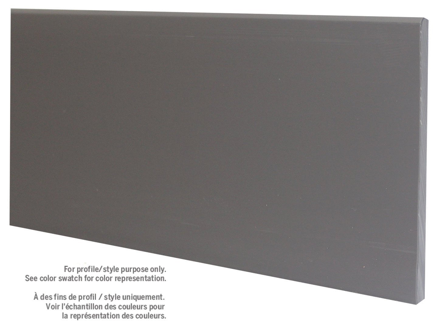 M-D PRO - Plinthe contemporaine en vinyle #040 Black 4-1/2" x 8' (paquet de 5)