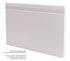 M-D PRO - Plinthe pinacle en vinyle #063 Burnt Umber 4 1/2" x 8' (paquet de 8)