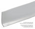 M-D PRO - Quart de rond autocollant, Blanc - 1 1/2" x 5'