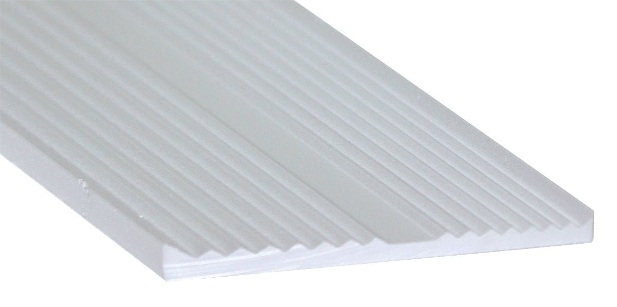 M-D PRO - Règle droite à dents de tigre en aluminium, Clair anodisé satiné - 2 1/4" x 12 1/2'
