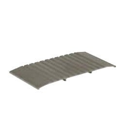 M-D PRO - Seuil de porte en selle en aluminium, profil bas - 1/4" x 6" x 4'