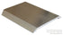 M-D PRO - Seuil lisse en aluminium, Perforations au centre - Finition d'usinage - 2 1/2" x 12'