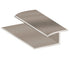 M-D PRO - Transition LVT à tapis, en alumiunium #STI Satin Titanium 13/64" x 12'