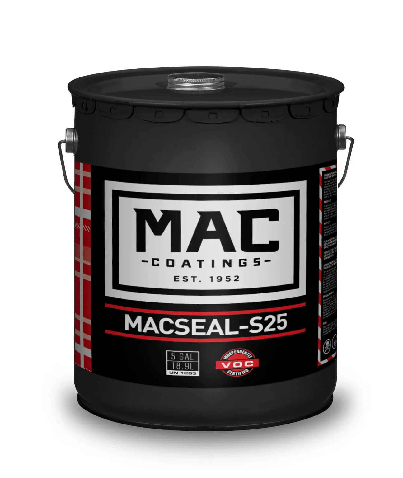 MAC Coatings - Scellant acrylique MACSEAL-S25 Transparent Lustré 18.93 L
