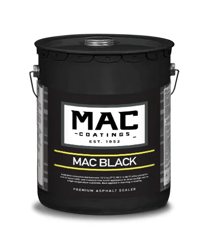 MAC Coatings - Scelleur de béton MAC BLACK Noir 18.93 L