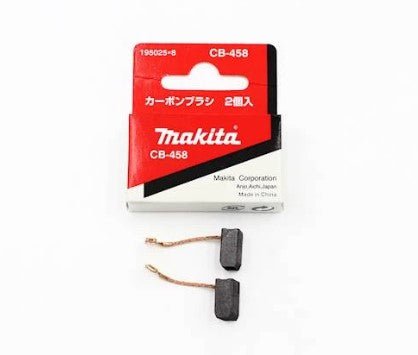 Makita - Brosses en carbone 458 pour meuleuses d'angle (paquet de 2)