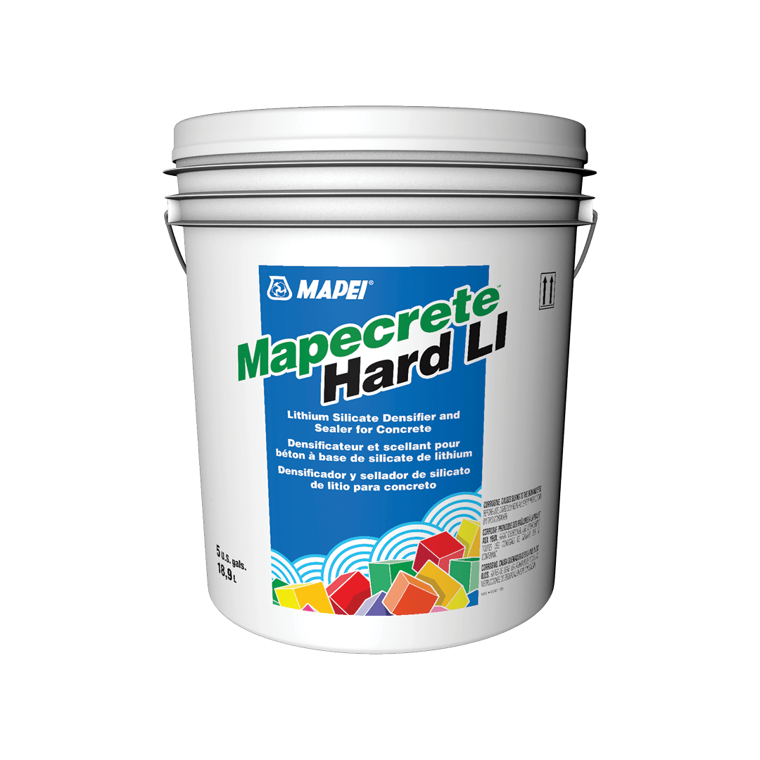 Mapei - Densificateur et scellant pour béton Mapecrete Hard LI 5 gal