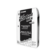 Mapei - 4 to 1 Mud Bed Mix - Mud Bed Mix Mélange de sable et de ciment pour chape 24.9 kg - Ceramed