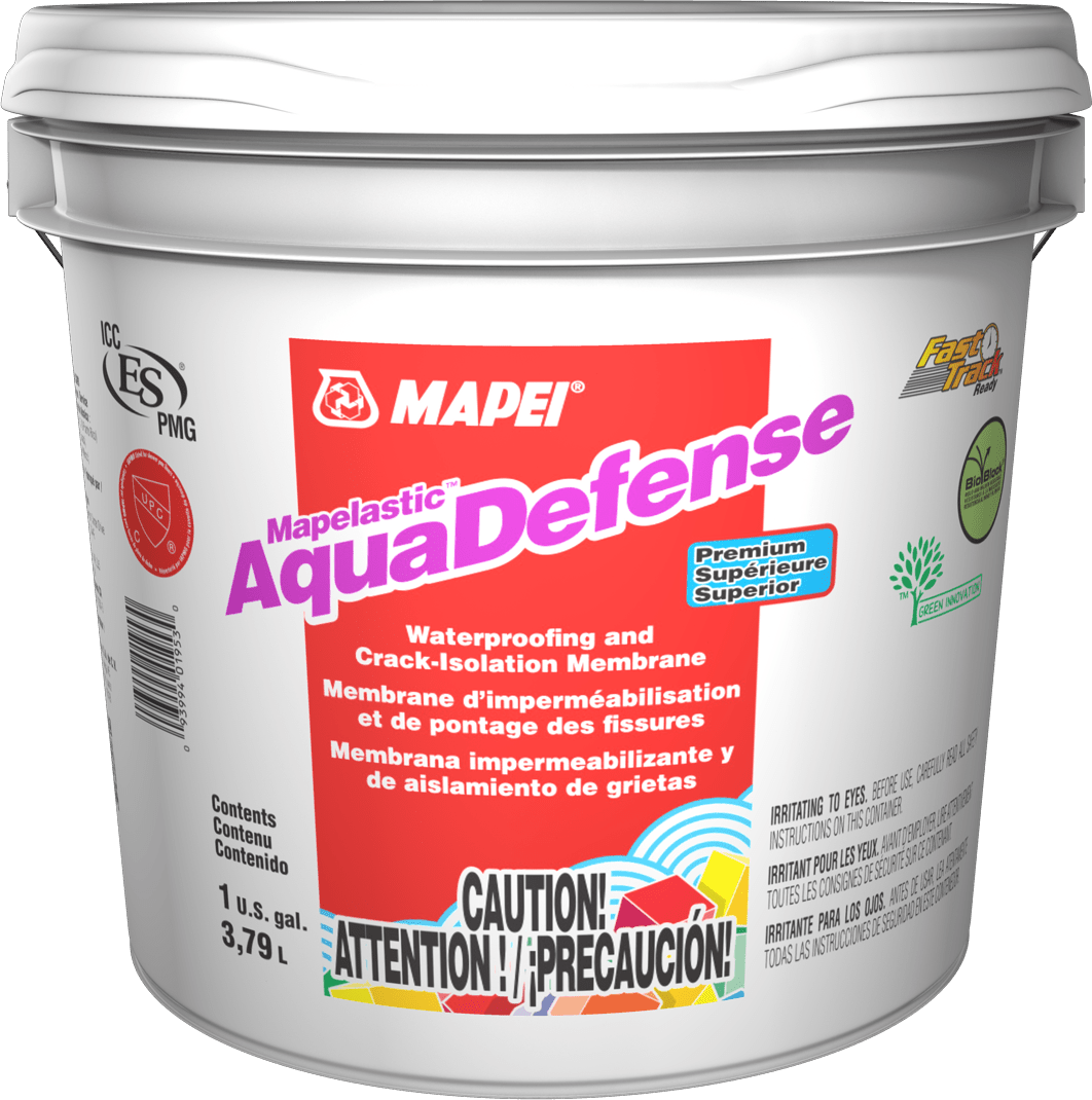 Mapei - AquaDefense Membrane d'imperméabilisation anti-fissures de qualité supérieure - 3.79 L