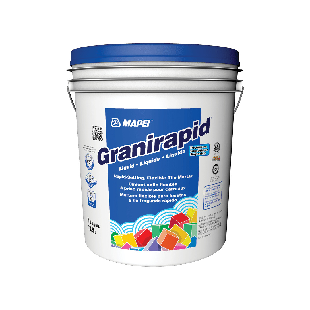 Mapei - Granirapid - Ciment-colle flexible pour carreaux en deux parties - 18.9 L - Ceramed