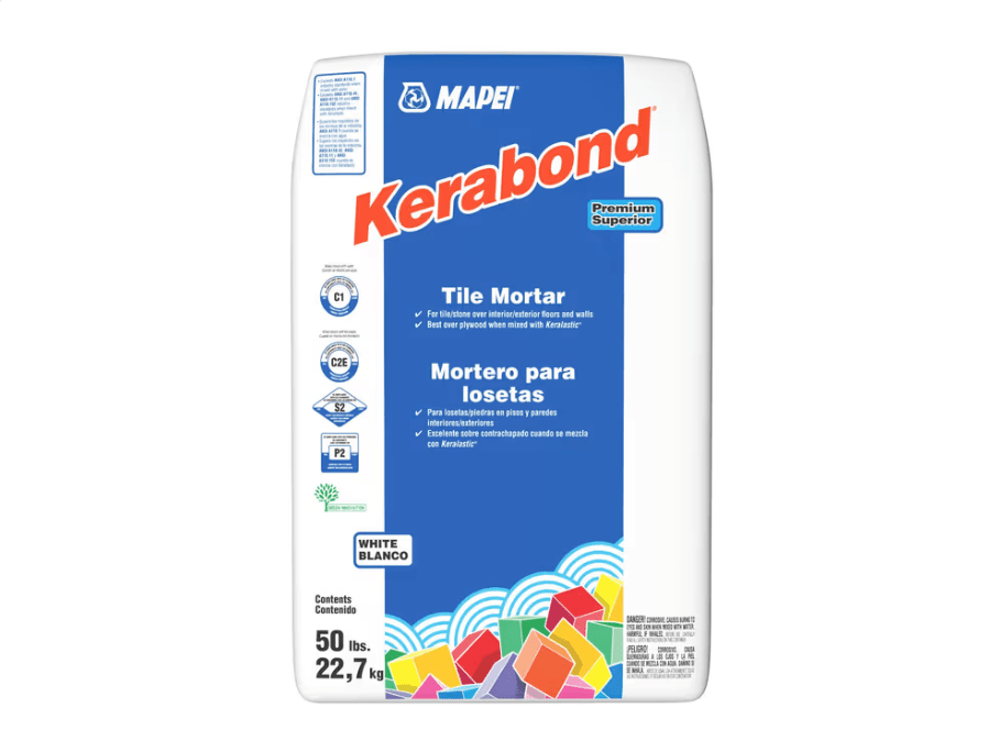 Mapei - Kerabond - Ciment-colle pour carreaux - Blanc 22.7 kg - Ceramed