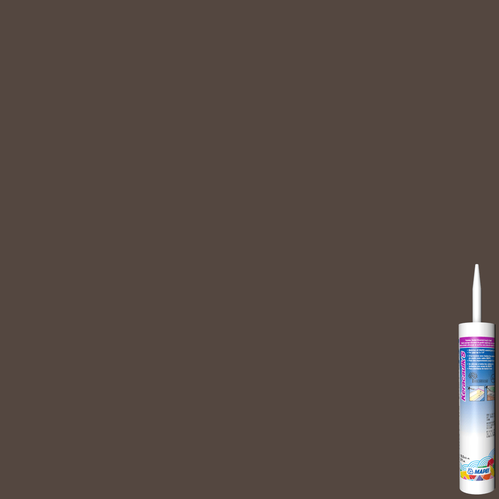 Mapei - Keracaulk S Scellant acrylique siliconisé avec sable #5007 Chocolat 311 mL