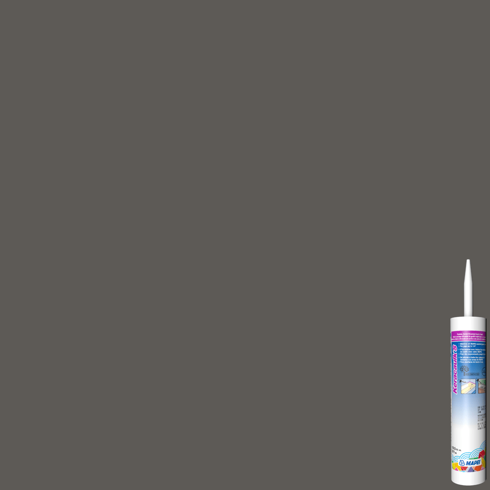 Mapei - Keracaulk S Scellant acrylique siliconisé avec sable #5047 Anthracite 311 mL