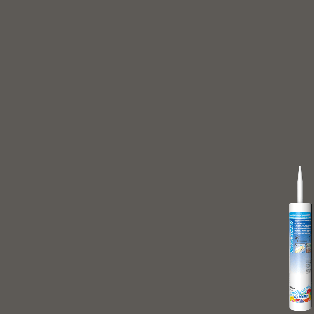 Mapei - Keracaulk U Scellant acrylique siliconisé sans sable #5047 Anthracite 311 mL