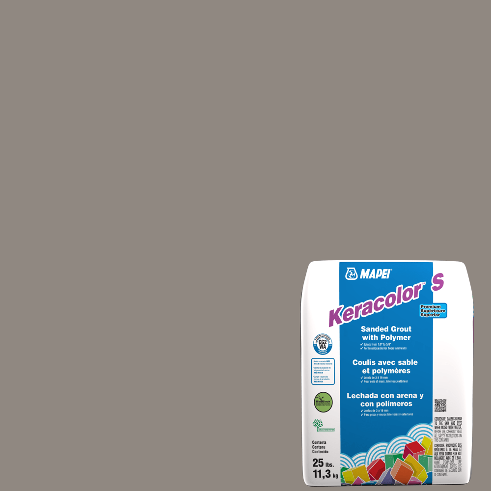 Mapei - Keracolor S Coulis avec sable et polymères #02 Étain 25 lb