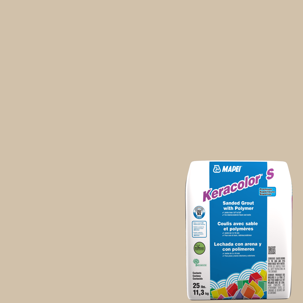 Mapei - Keracolor S Coulis avec sable et polymères #15 Os 25 lb