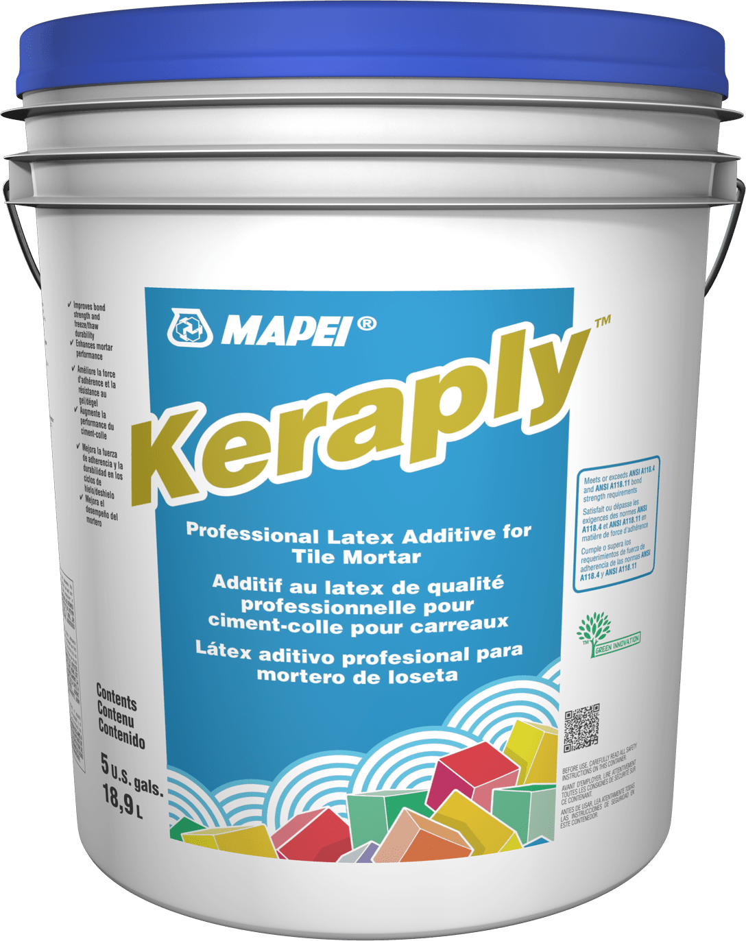 Mapei - Keraply Additif au latex de qualité professionnelle - 18.9 L