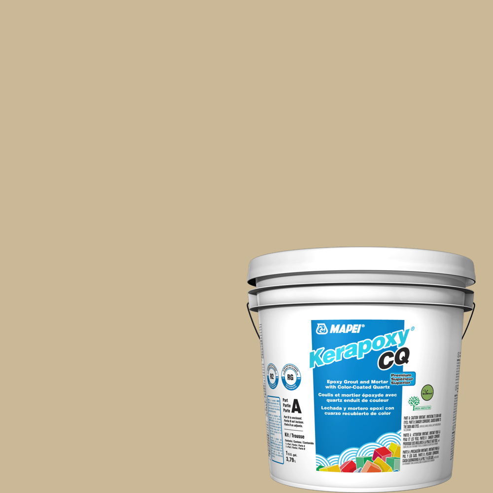 Mapei - Kerapoxy CQ Coulis époxy premium avec quartz coloré #5006 Moisson 3.79 L