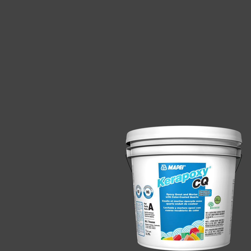 Mapei - Kerapoxy CQ - Coulis époxy premium avec quartz coloré 5010 Noir - 3.79 L ││41052 - Ceramed