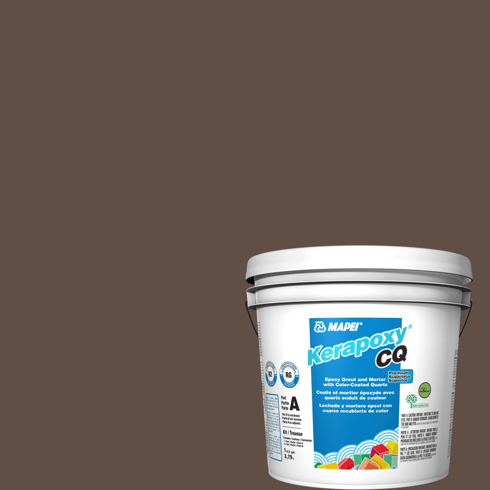 Mapei - Kerapoxy CQ Coulis époxy premium avec quartz coloré #5079 Cacao 3.79 L