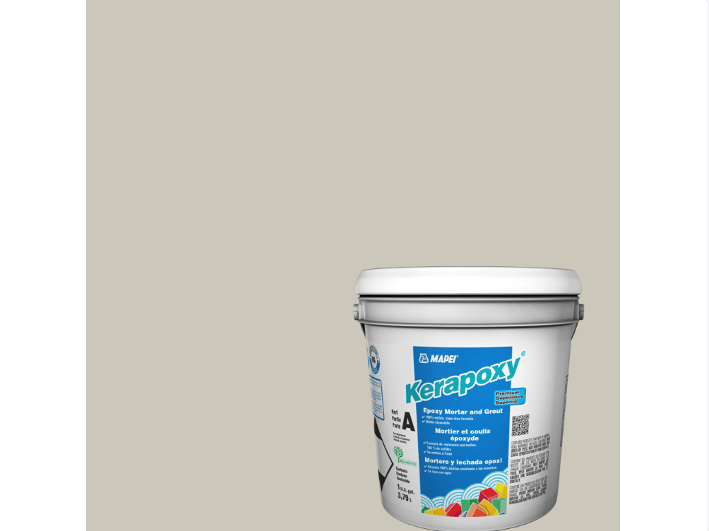 Mapei - Kerapoxy Kit - Coulis époxy premium - 5001 Albâtre 3.79 L - Ceramed