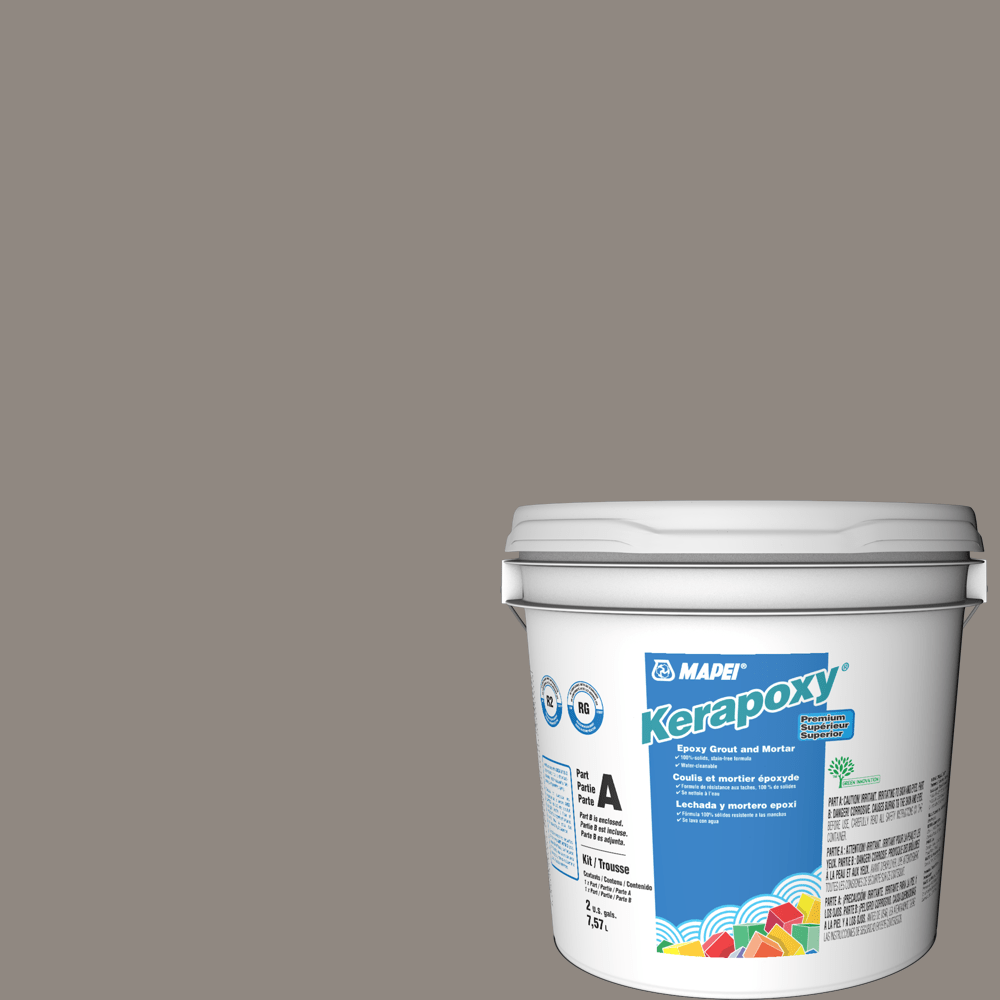 Mapei - Kerapoxy Kit Coulis époxy premium #5002 Étain 7.57 L