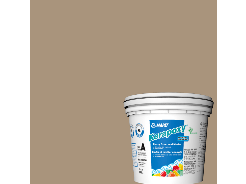 Mapei - Kerapoxy Kit - Coulis époxy premium - 5005 Chamois 946 mL - Ceramed