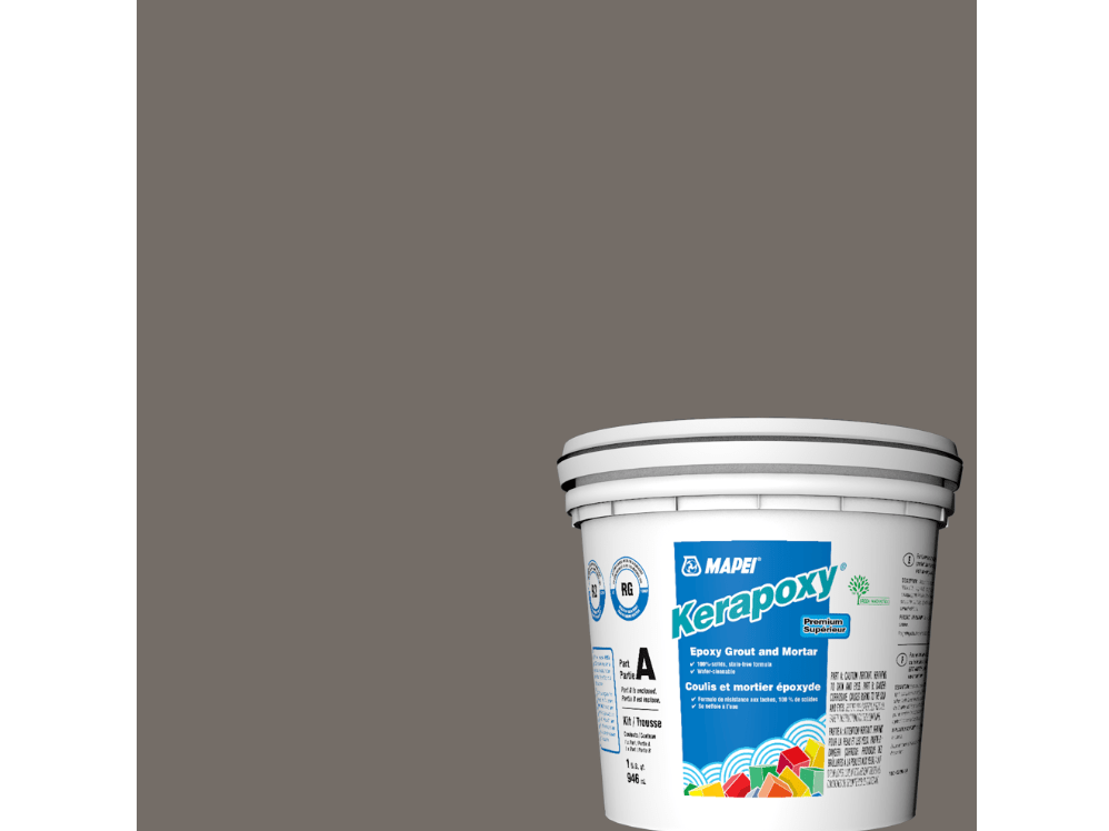 Mapei - Kerapoxy Kit - Coulis époxy premium - 5009 Gris 946 mL - Ceramed