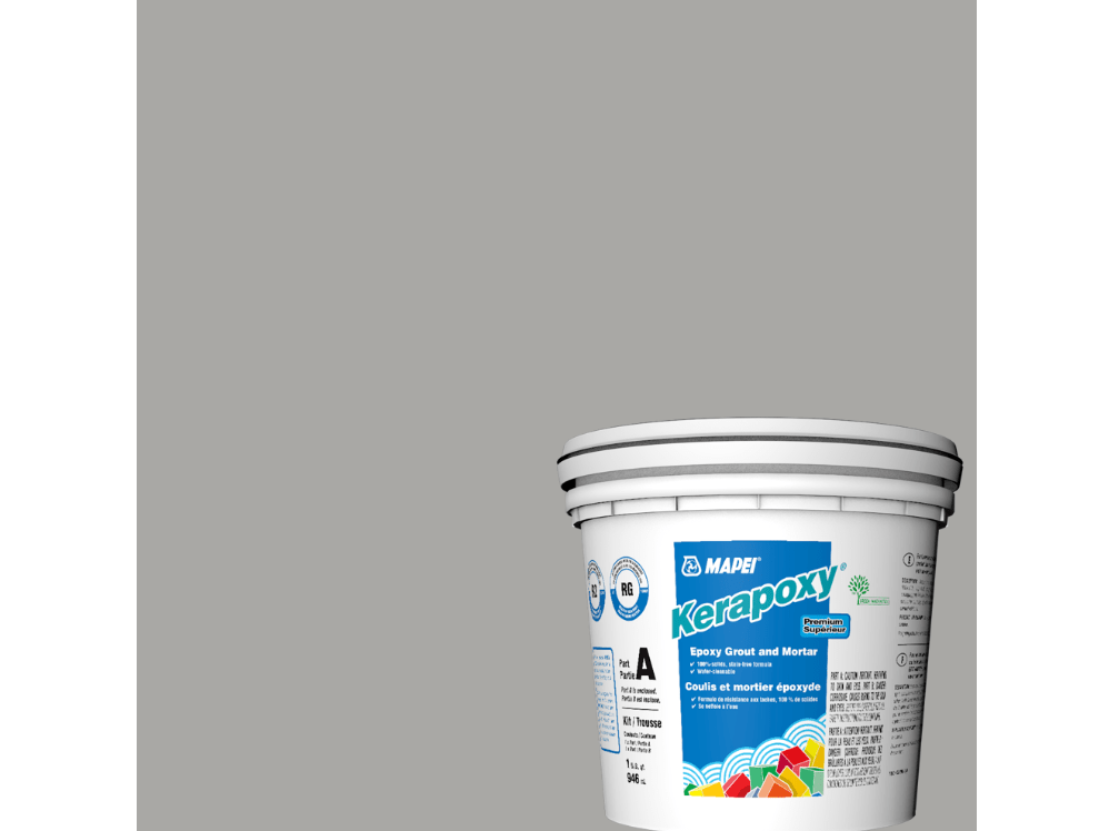 Mapei - Kerapoxy Kit - Coulis époxy premium - 5027 Argent 946 mL - Ceramed