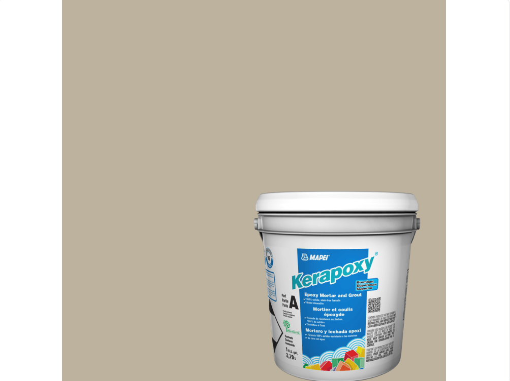 Mapei - Kerapoxy Kit - Coulis époxy premium - 5039 Ivoire 3.79 L - Ceramed