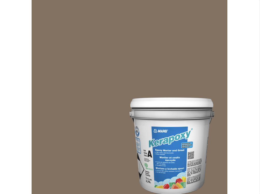 Mapei - Kerapoxy Kit - Coulis époxy premium - 5042 Moka 3.79 L - Ceramed