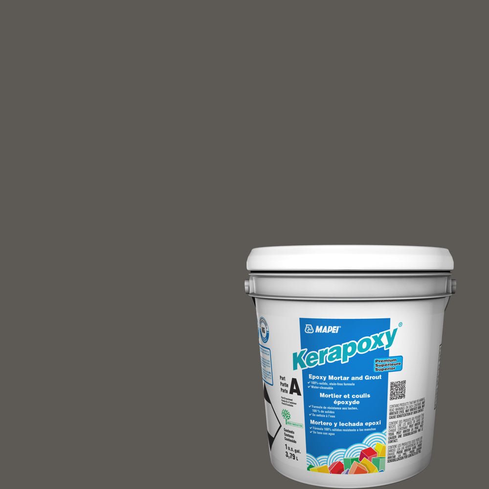Mapei - Kerapoxy Kit - Coulis époxy premium 5047 Anthracite - 3.79 L ││5UC504704 - Ceramed