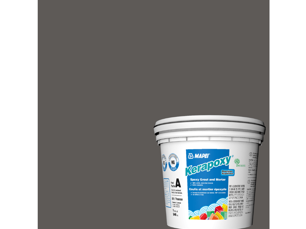 Mapei - Kerapoxy Kit - Coulis époxy premium 5047 Anthracite - 946 mL ││354701821 - Ceramed