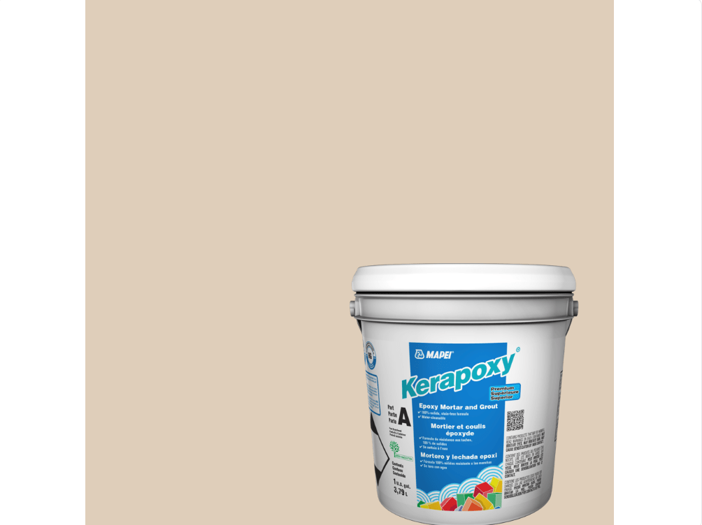 Mapei - Kerapoxy Kit - Coulis époxy premium - 5049 Amande Douce 3.79 L - Ceramed