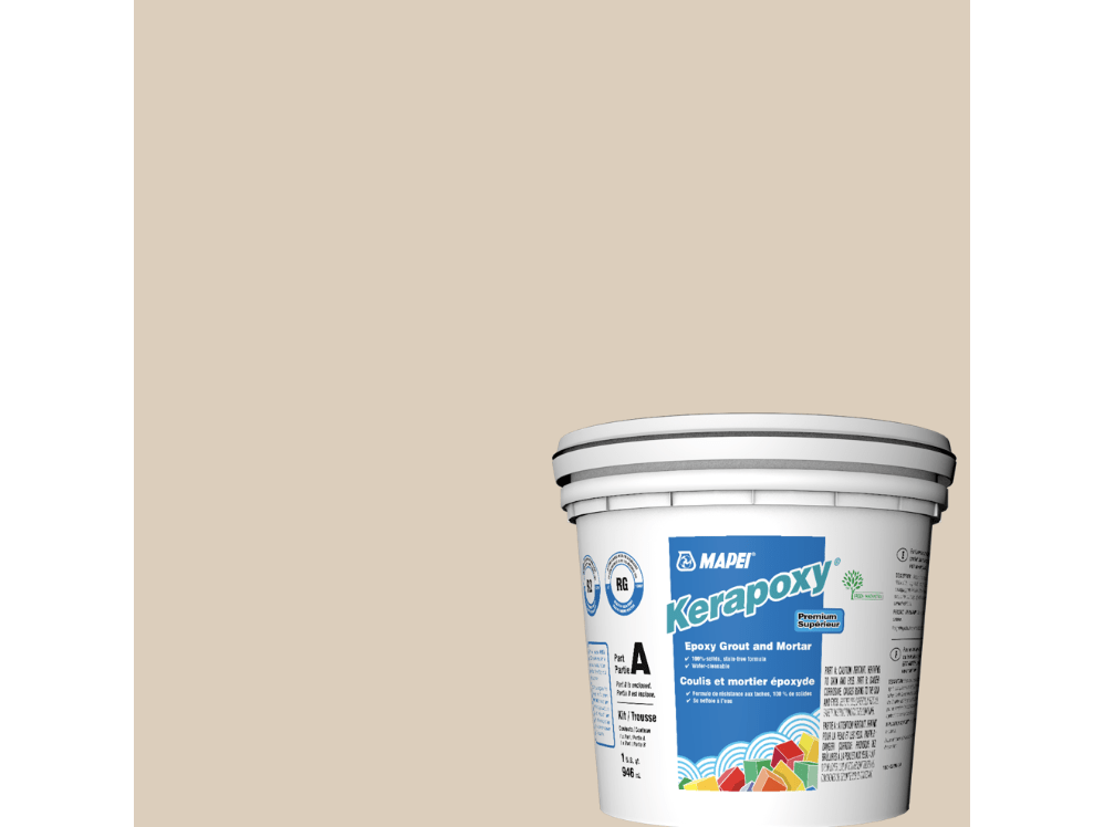 Mapei - Kerapoxy Kit - Coulis époxy premium - 5049 Amande Douce 946 mL - Ceramed