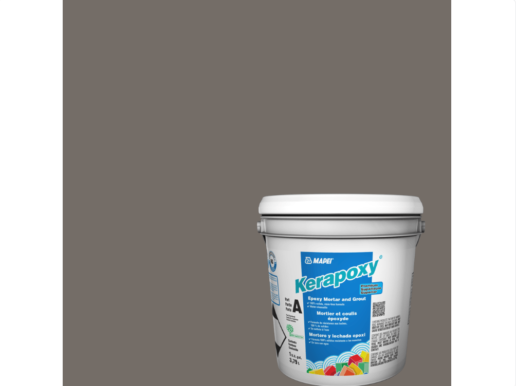 Mapei - Kerapoxy Kit - Coulis époxy premium 5107 Fer - 3.79 L ││5UC010704 - Ceramed