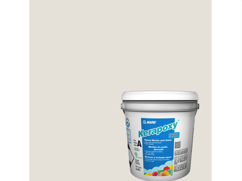 Mapei - Kerapoxy Kit - Coulis époxy premium - 5220 Coquille d'oeuf 3.79 L - Ceramed