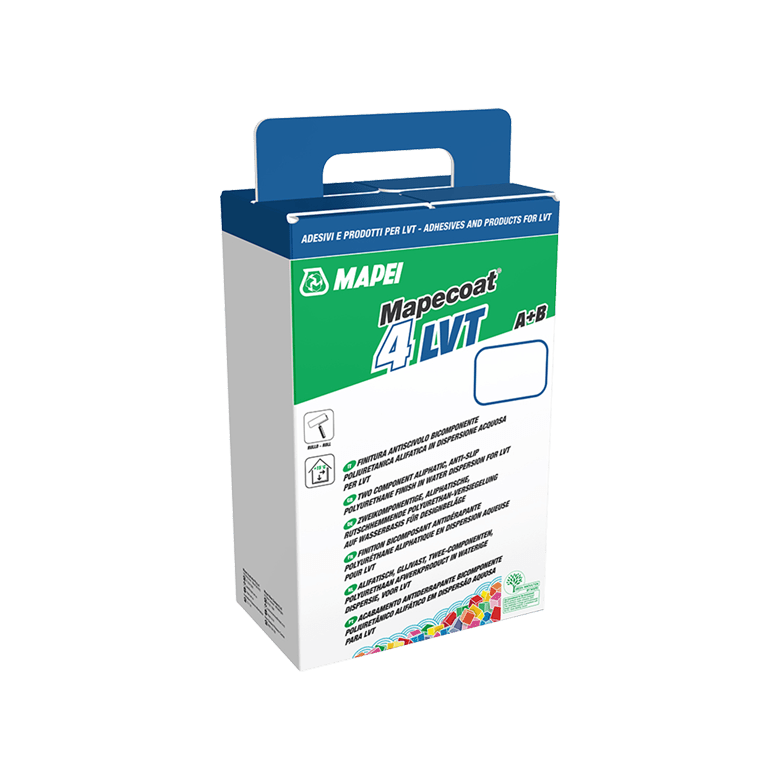Mapei - Mapecoat 4 LVT Ensemble de fini antidérapant parties A + B 10 Gloss 946 ml