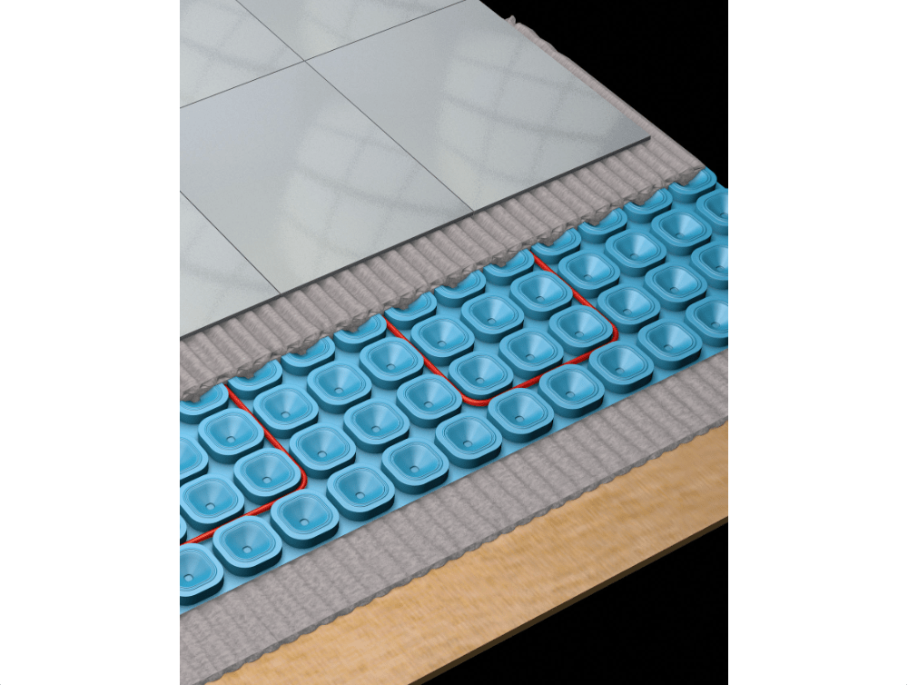 Mapei - Mapeheat Membrane - en feuille 7/32" x 2' 9" x 3' 3" (9 pi²) - Ceramed