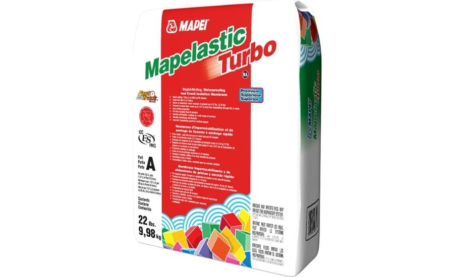 Mapei - Mapelastic Turbo Membrane d'étanchéité liquide Partie A - 22 lb