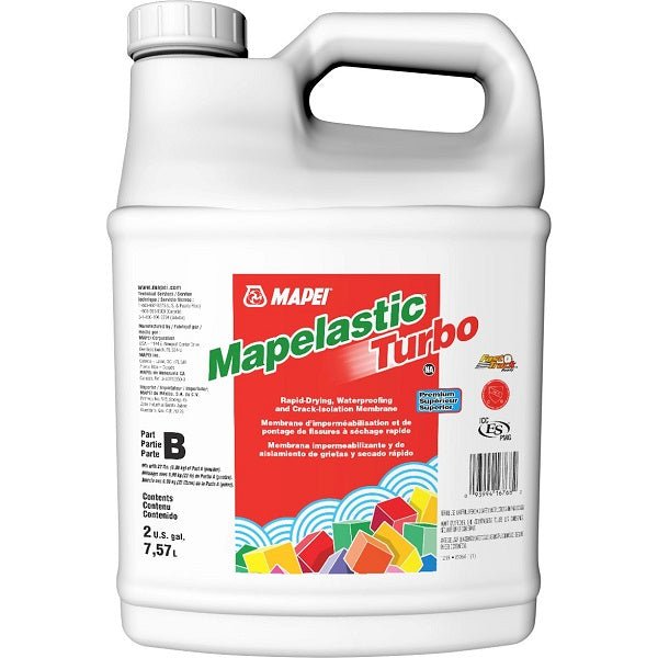 Mapei - Mapelastic Turbo Membrane d'étanchéité liquide Partie B - 7.56 L