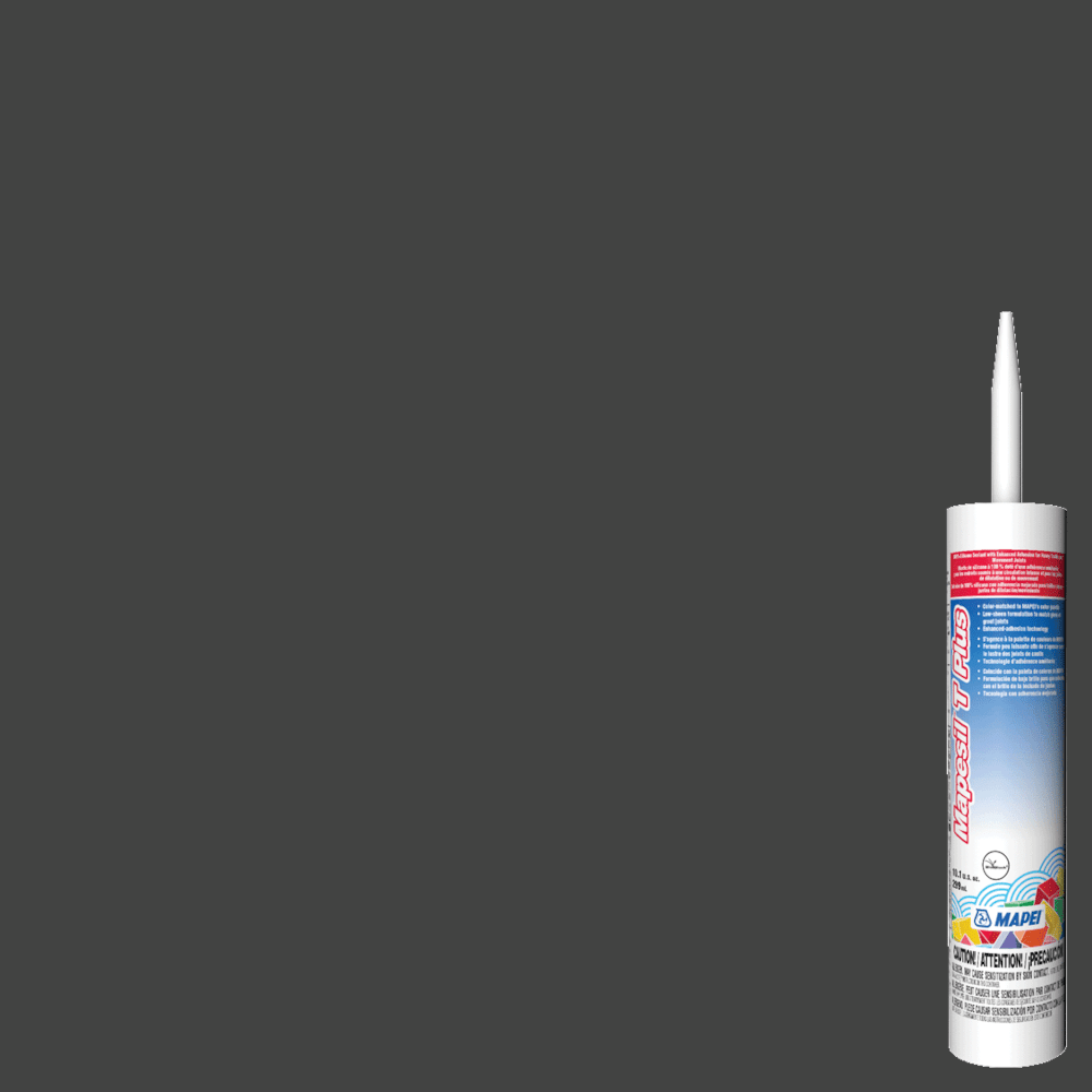 Mapei - Mapesil T Plus - Scellant silicone - 5010 Noir 299 ml - Ceramed