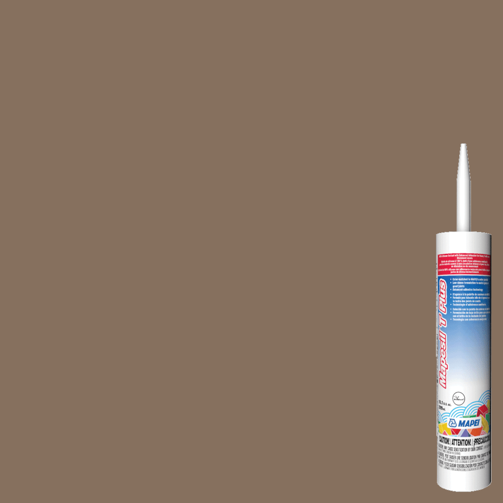 Mapei - Mapesil T Plus - Scellant silicone - 5042 Moka 299 ml - Ceramed